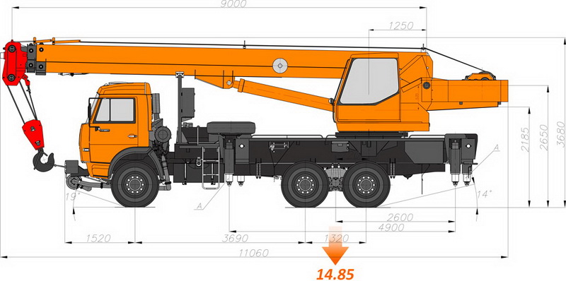 Автокран КС-55713-1К-1 Автокран КС-55713-1К-1