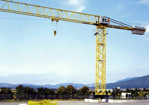 Грузовая характеристика Liebherr 90 EC-B 6 Башенный кран Liebherr 90 EC-B 6